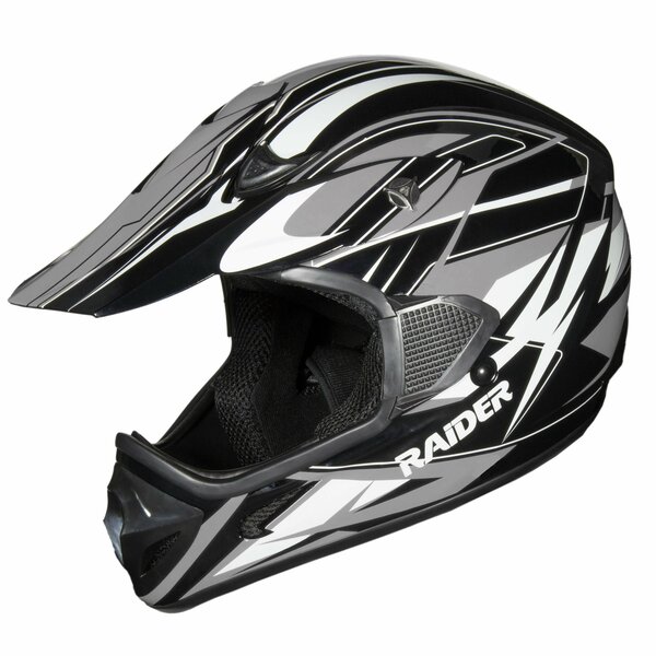 Raider Helmet, Rx1 Adult Mx - Blk/Sil - M 2121914